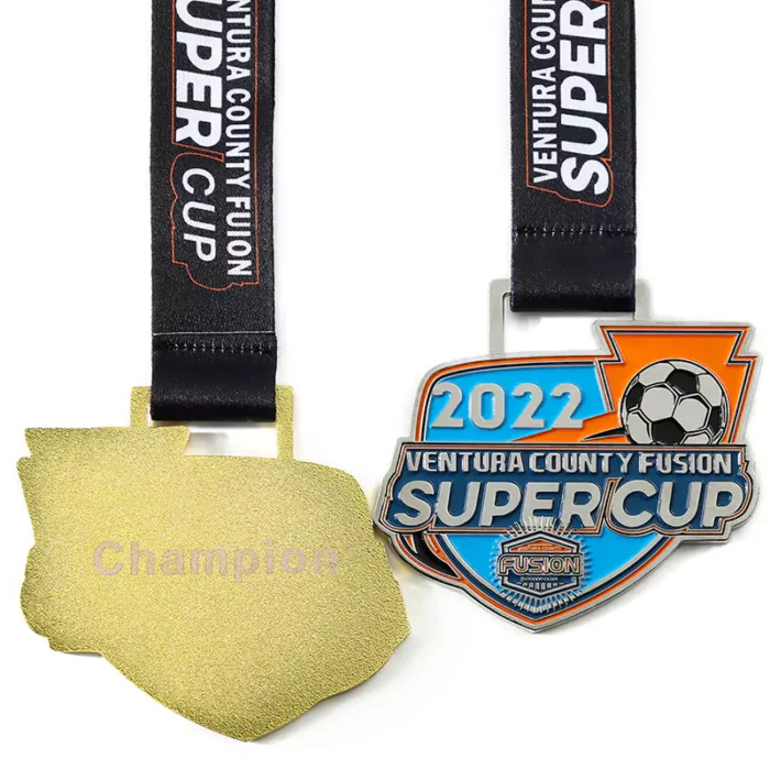 silver football medals for sale