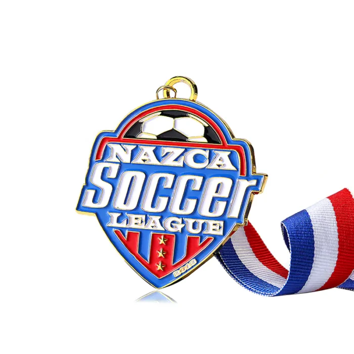 engraved soccer medals