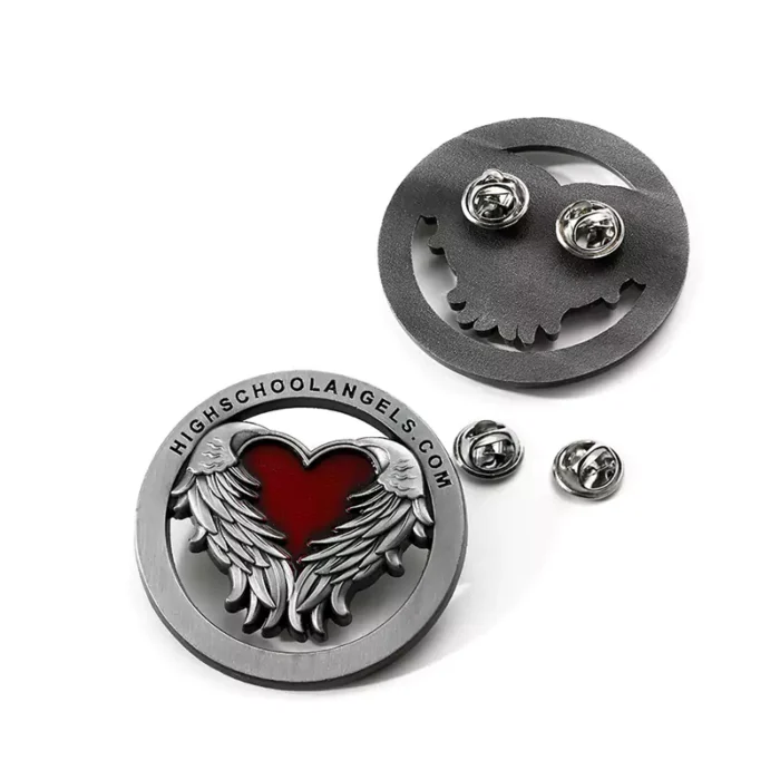 love heart badges